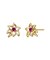 [ 誕生花ジュエリー] ７月ユリピアス( YG) 
