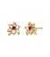 [ 誕生花ジュエリー] ７月ユリピアス( YG) 