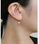 Ｋ18/10アコヤパール ミカヅキデザインピアス