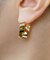 K18/K10ツイステッドフープピアス
