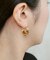 K18/K10ツイステッドフープピアス