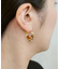 K18/K10ツイステッドフープピアス