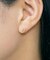 【 Solo Pierce】K18・K10　流れ星 ワンポイントハーフピアス