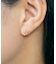 【 Solo Pierce】K18・K10　流れ星 ワンポイントハーフピアス