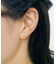 【 Solo Pierce】K18・K10　流れ星 ワンポイントハーフピアス