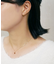 【 Solo Pierce】K18・K10　流れ星 ワンポイントハーフピアス