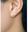【 Solo Pierce】K14・K10　雪の結晶 ワンポイントハーフピアス