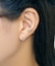 【 Solo Pierce】K14・K10　雪の結晶 ワンポイントハーフピアス