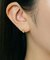 [ セカンドピアス] K18ラブラドライトピアス