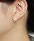 【 Solo　Pierce】K18・K10  クレマチスハーフピアス