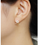 【 Solo　Pierce】K18・K10  クレマチスハーフピアス