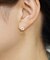 【 Solo　Pierce】K18・K10  クレマチスハーフピアス