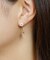 【 Solo　Pierce】K18・K10　花桃ハーフピアス