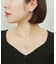 K14/K10 フラワーカットスリムフープピアス( WG)