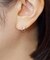K14・K10 ダイヤモンド しずく ピアス　(WG)