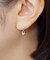 K14・K10 ダイヤモンド しずくスイングピアス　(WG)