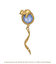 【 Solo Pierce】ディズニーコレクションジュエリー[くまのプーさん]ピアス(HappyDay)