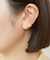 【 Solo Pierce】[ セカンドピアス] K18ダイヤモンド ネコハーフピアス