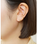 【 Solo Pierce】[ セカンドピアス] K18ダイヤモンド ネコハーフピアス