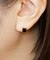 【 Solo Pierce】【 推しカラー】K18・K10 オニキス スクエアハーフピアス