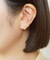 【 Solo Pierce】【 推しカラー】K18・K10 レモンクォーツ しずくハーフピアス