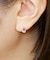 【 Solo Pierce】【 推しカラー】K18・K10 アメジスト しずくハーフピアス