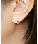 【 Solo Pierce】【 推しカラー】K18・K10 アメジスト しずくハーフピアス