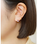 【 Solo Pierce】【 推しカラー】K18・K10 アメジスト しずくハーフピアス