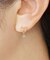 K18・K10 アクアマリン プレッツェル　スイングピアス( YG)