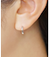 【 Solo Pierce】サークルスナップハーフピアス( Pt)