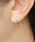 【 Solo Pierce】ダイヤモンドミニマムスナップハーフピアス( Pt)