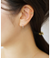 【 Solo Pierce】ダイヤモンドミニマムスナップハーフピアス( Pt)