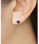 [ セカンドピアス] Pt リリィカットラピスラズリピアス