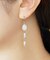 GF ブルームーンストーン リップルライン ピアス