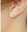K18・K10　ダイヤモンド　5石バーピアス( YG)