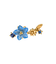 [ 誕生花ジュエリー] 9月リンドウピアス