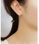 【Lively】K10 フラワー ワンポイントピアス( PG)