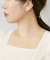 【Palette】K10YG　ブルームーンストーンベースピアス(ワイヤー)