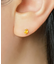 [ セカンドピアス] K18  スペサタイトガーネットピアス