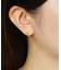[ セカンドピアス] K18  スペサタイトガーネットピアス