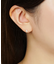 [ セカンドピアス] K18 モアサナイトピアス