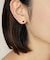 [ セカンドピアス] Pt ガーネットピアス