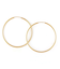 K10シームパイプフープピアス40