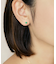 [ セカンドピアス]Pt グリーンメノウピアス(4mm)