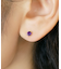 [ セカンドピアス]Pt アメジストピアス(4mm)