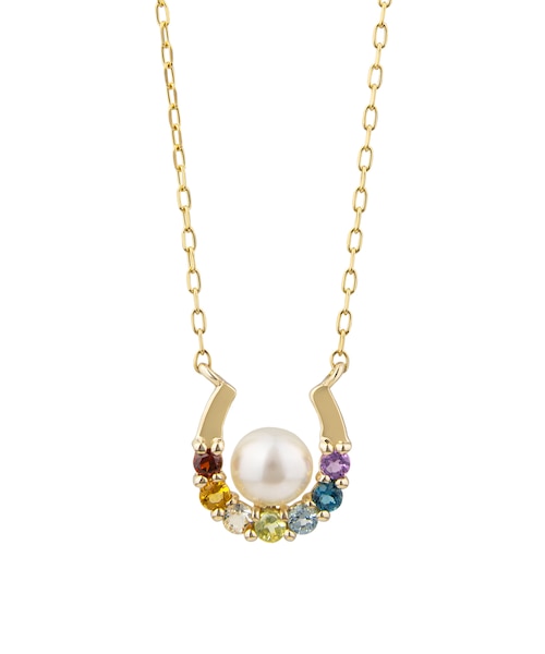 K10 レインボー&ホースシューネックレス｜テイクアップの通販｜&mall