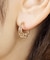 K18/10パニエ フープピアス