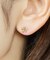 【 Solo Pierce】K10  タカラガイフラワーピアス