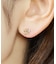 【 Solo Pierce】K10  タカラガイフラワーピアス