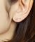 【 Solo Pierce】K10  タカラガイフラワーピアス